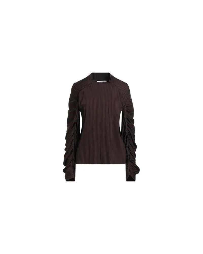Róhe TOPS - Topsauf YOOX.COM Dunkelbraun