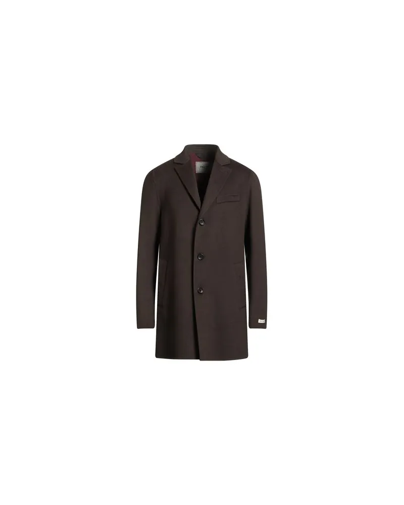 Paltò JACKEN & MÄNTEL - Mäntelauf YOOX.COM Dunkelbraun