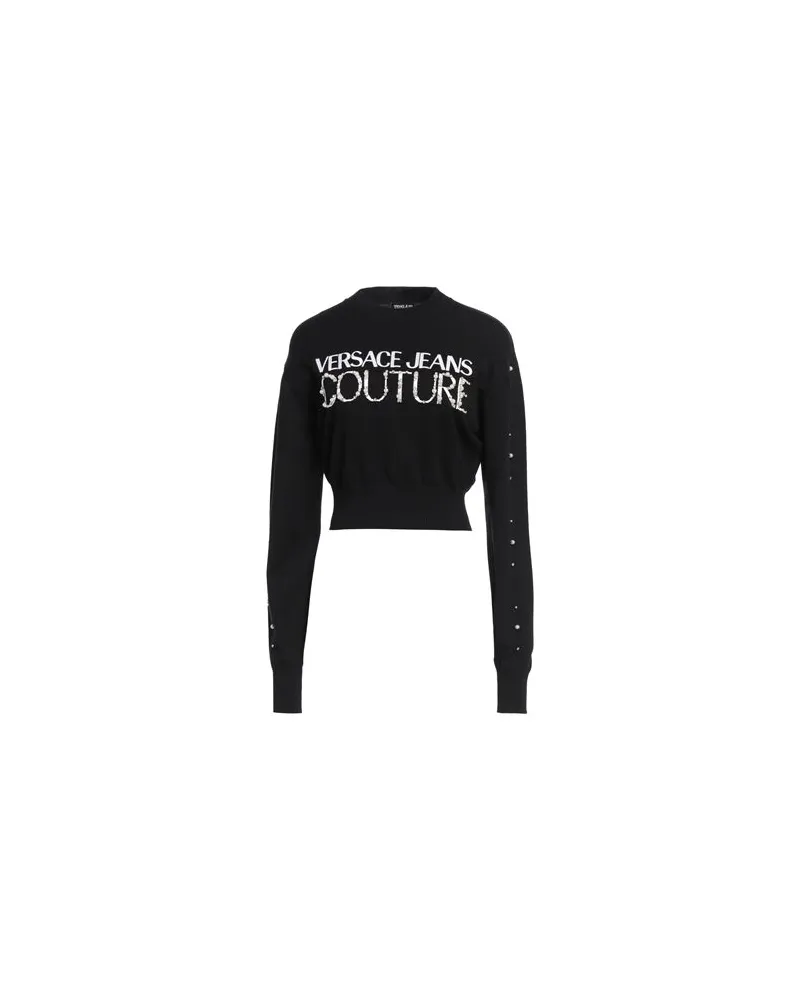Versace Jeans STRICKWAREN - Pulloverauf YOOX.COM Schwarz