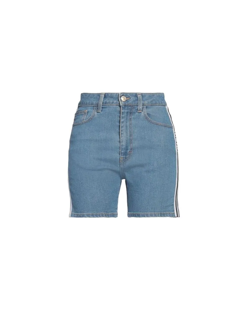 GCDS HOSEN & RÖCKE - Jeansshortsauf YOOX.COM Blau