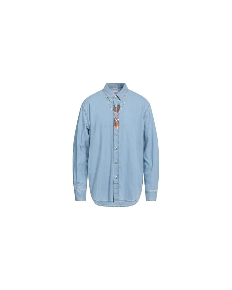 Marcelo Burlon | County of Milan TOPS - Jeanshemdenauf YOOX.COM Blau