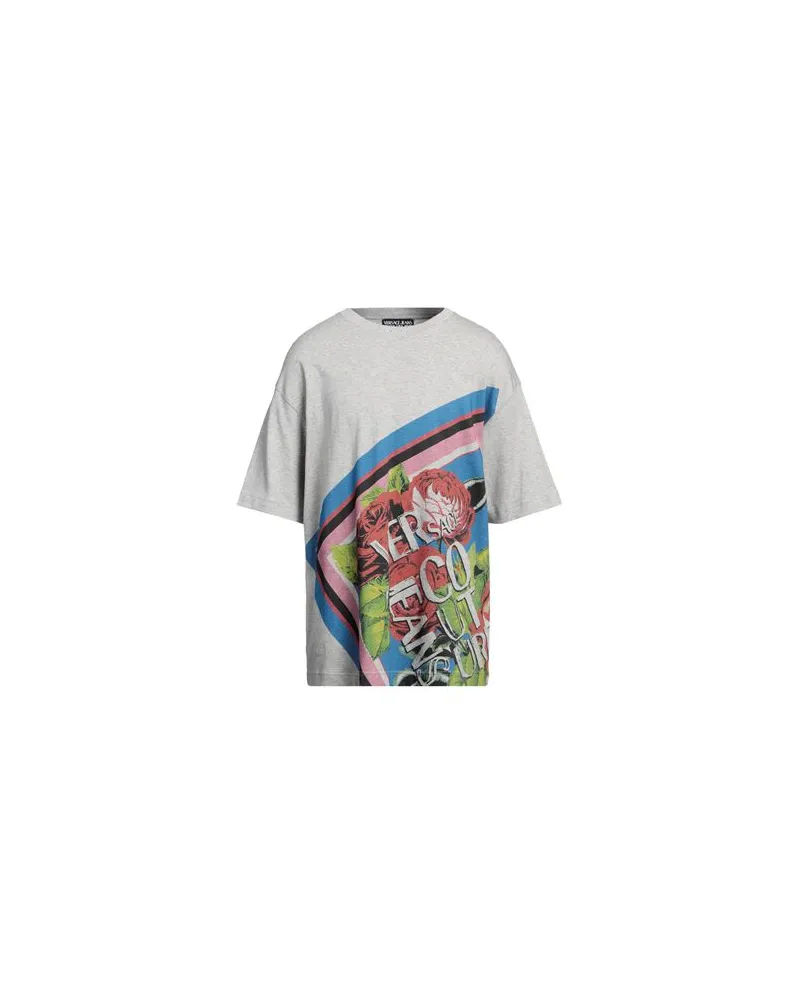 Versace Jeans TOPS - T-shirtsauf YOOX.COM Hellgrau