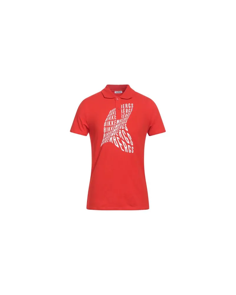 Bikkembergs TOPS - Poloshirtsauf YOOX.COM Rot