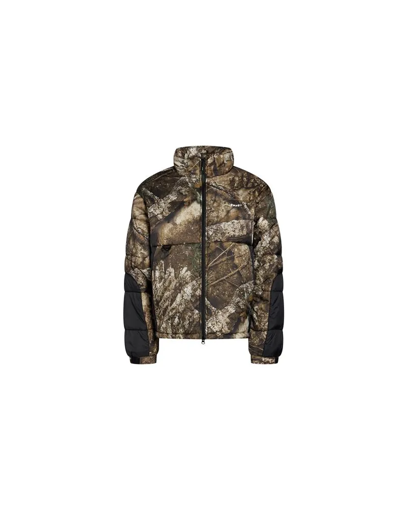 HUF JACKEN & MÄNTEL - Pufferjacken & Daunenjackenauf YOOX.COM Khaki