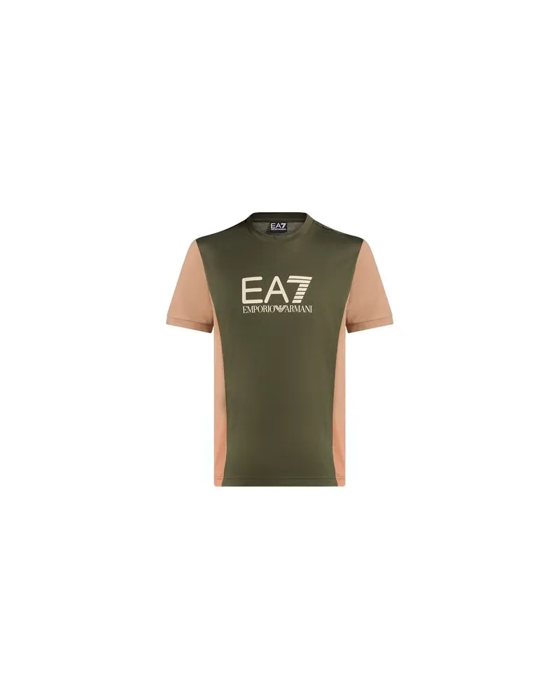 EA7 TOPS - T-shirtsauf YOOX.COM Militärgrün