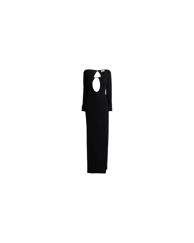 Mônot KLEIDER - Maxi-Kleiderauf YOOX.COM Schwarz