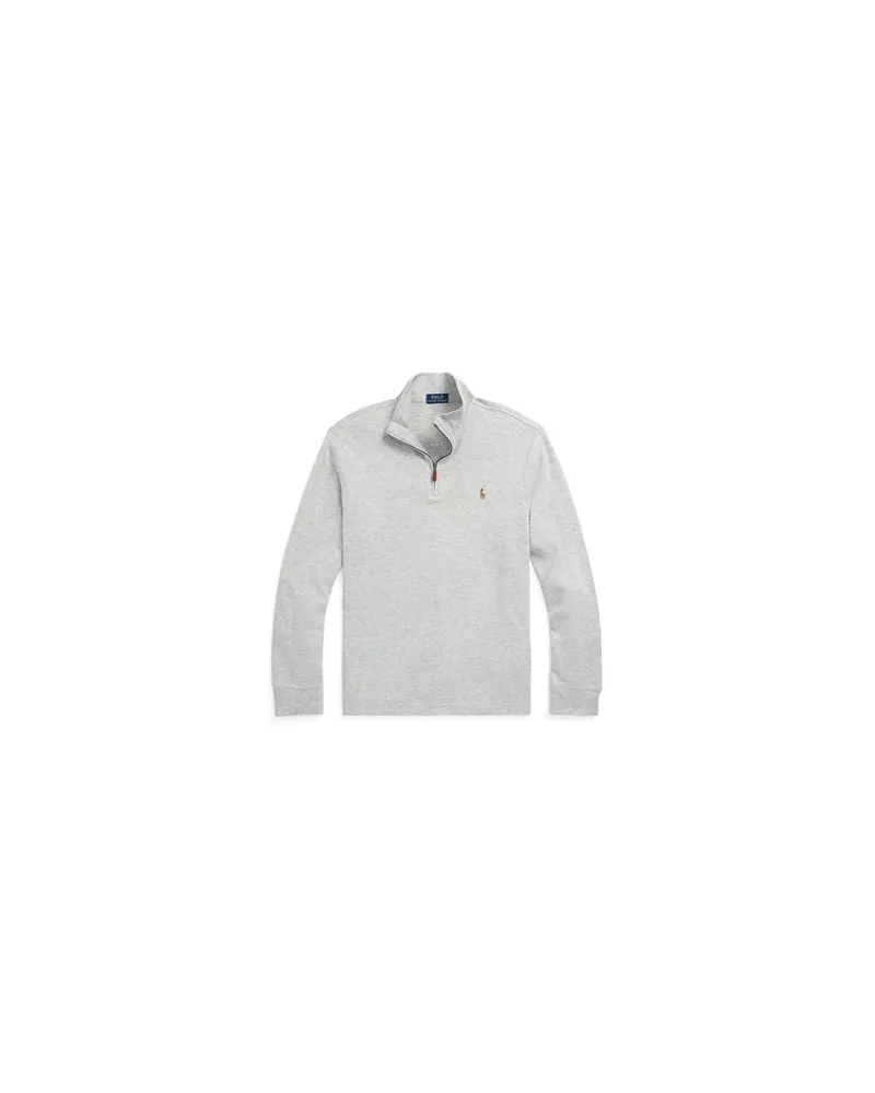 Ralph Lauren ESTATE-RIB COTTON PULLOVER  - STRICKWAREN - Rollkragenpulloverauf YOOX.COM Grau