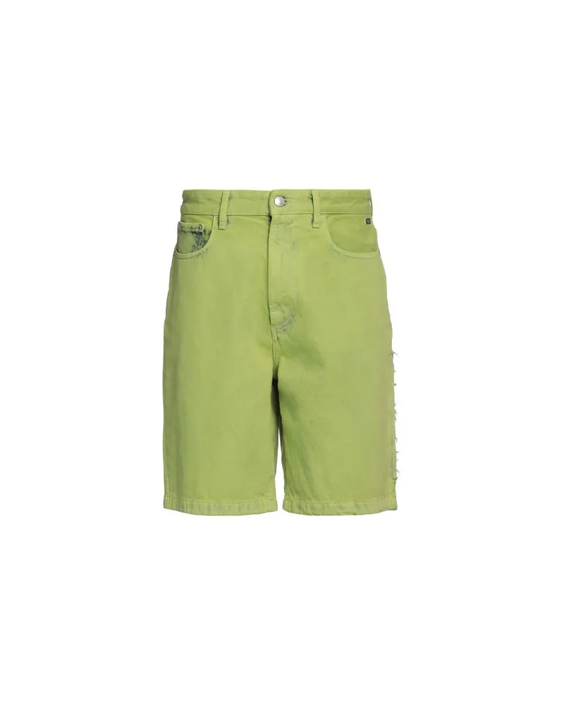 GCDS HOSEN & RÖCKE - Jeansshortsauf YOOX.COM Grün