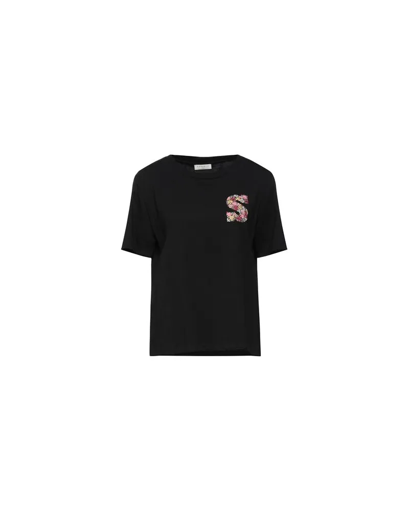 Sandro TOPS - T-shirtsauf YOOX.COM Schwarz