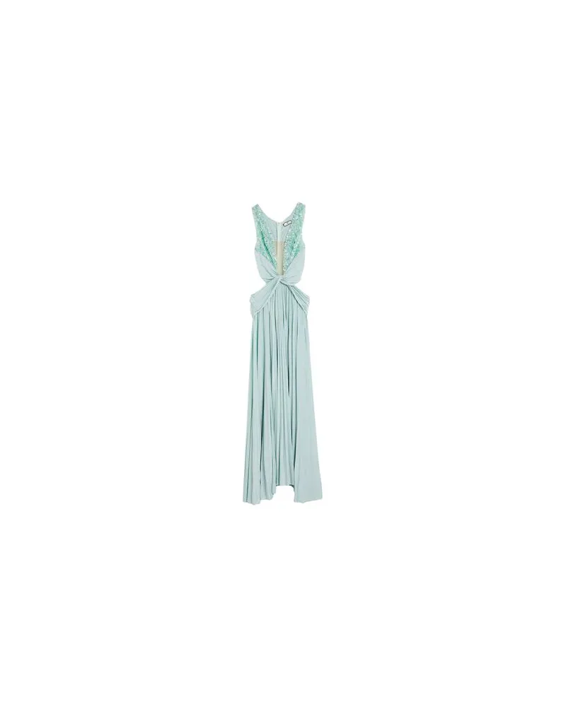 Elisabetta Franchi RED CARPET - KLEIDER - Maxi-Kleiderauf YOOX.COM Himmelblau