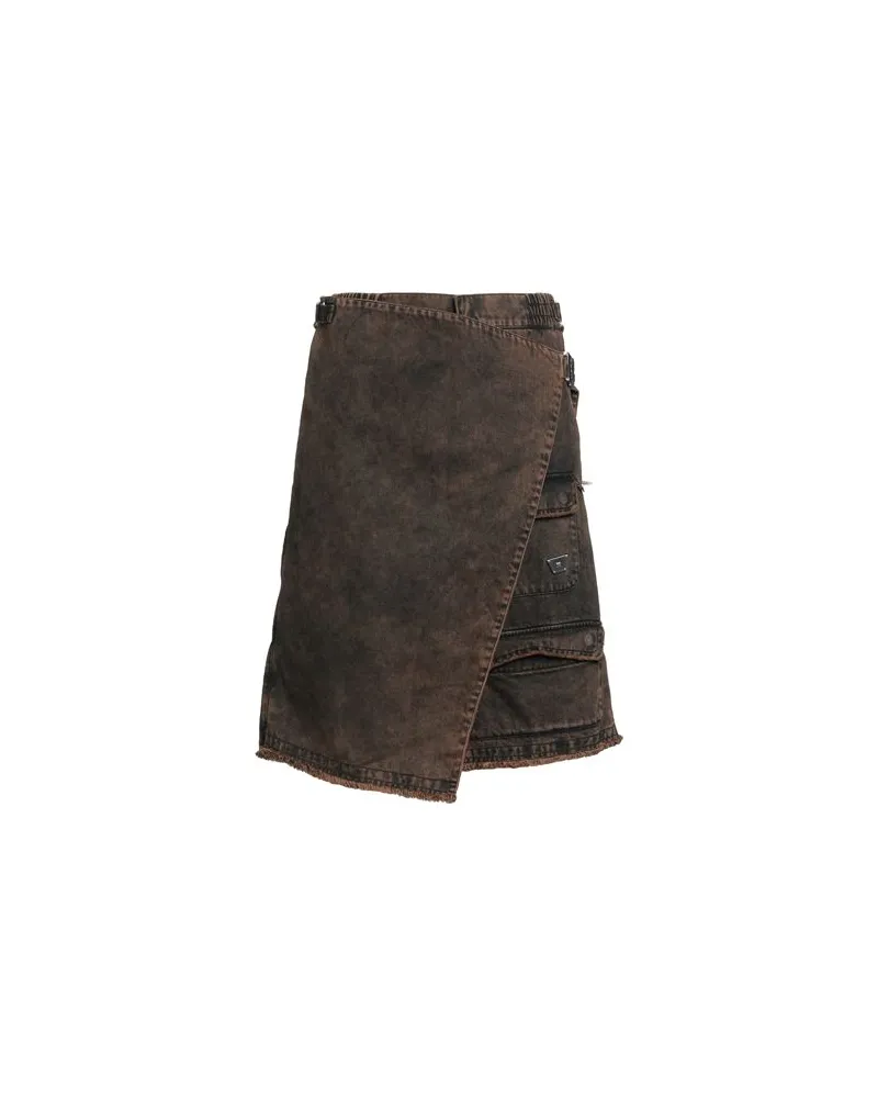 MISBHV HOSEN & RÖCKE - Jeansshortsauf YOOX.COM Braun