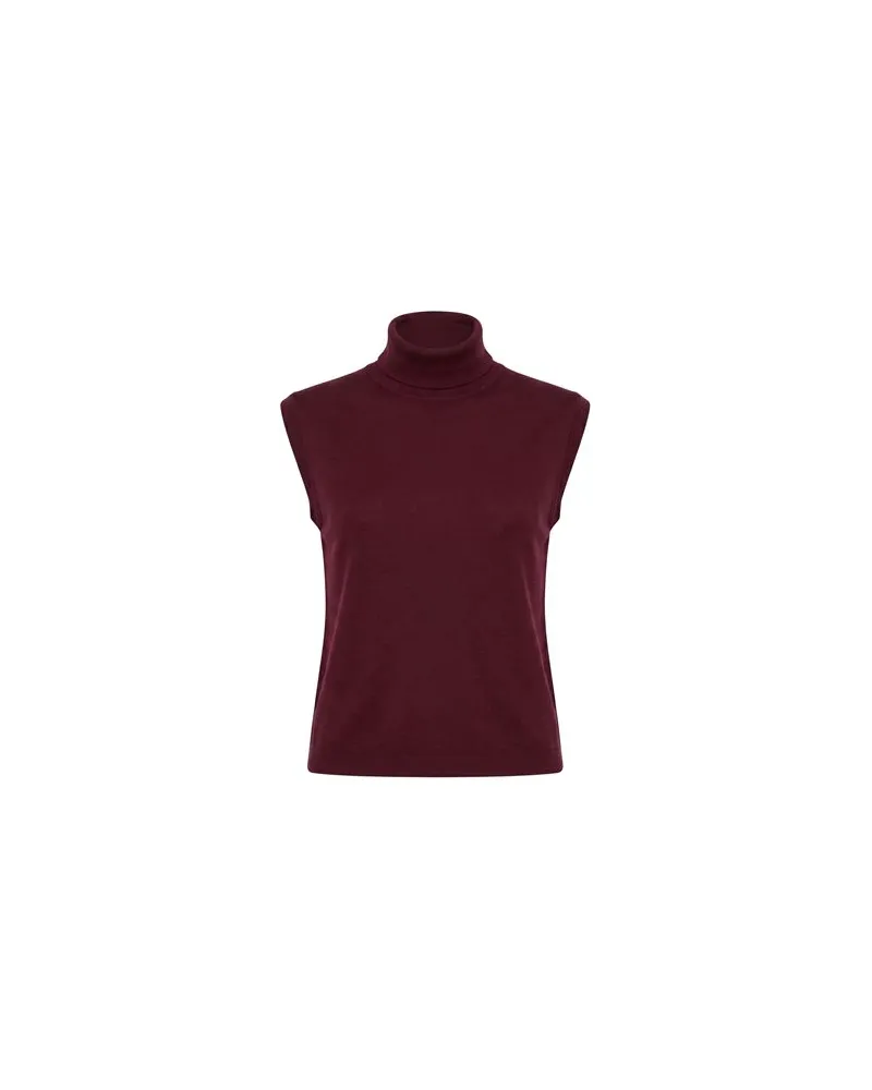 Anna Molinari STRICKWAREN - Rollkragenpulloverauf YOOX.COM Bordeaux