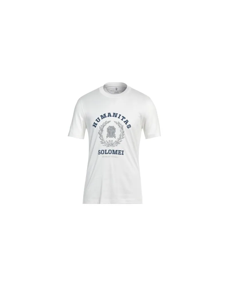 Brunello Cucinelli TOPS - T-shirtsauf YOOX.COM Weiß