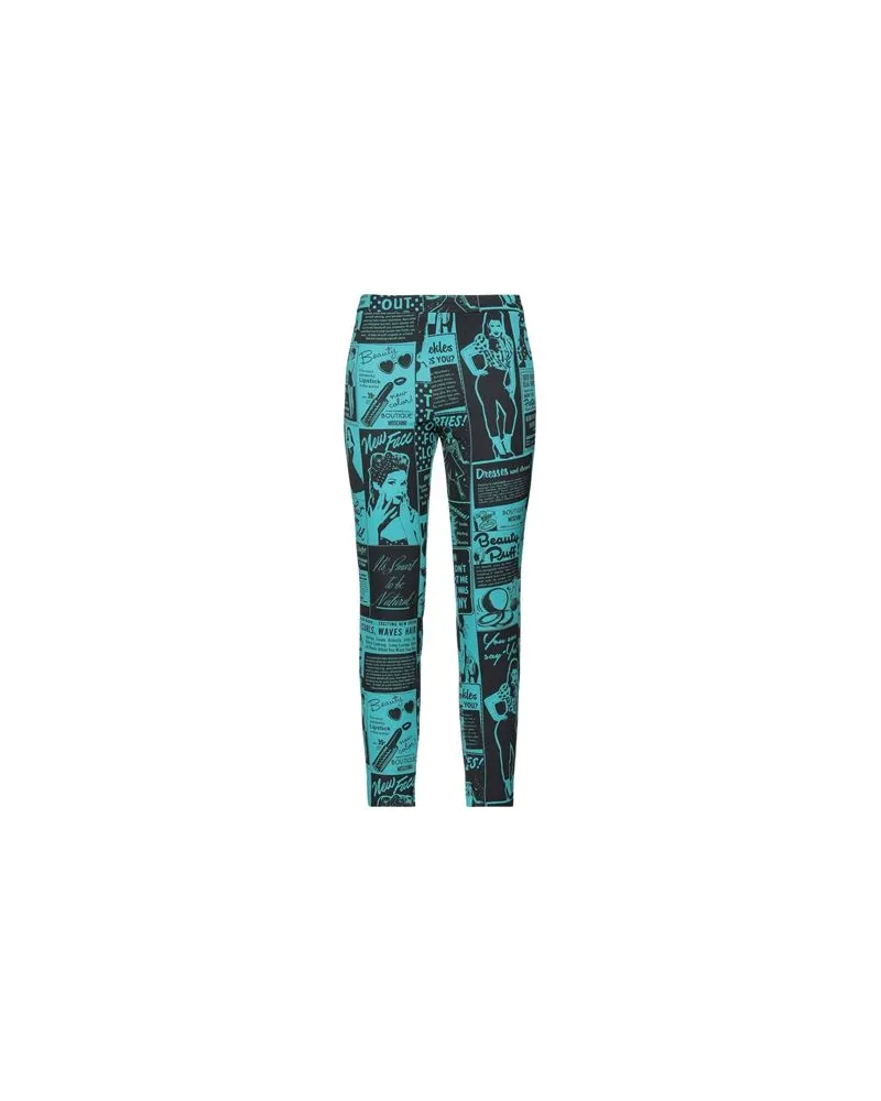 Moschino HOSEN & RÖCKE - Hosenauf YOOX.COM Aquamarin