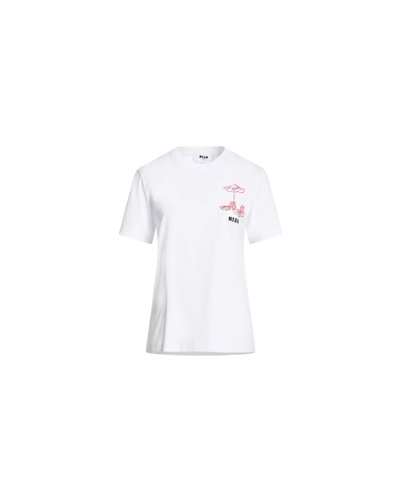 MSGM TOPS - T-shirtsauf YOOX.COM Weiß