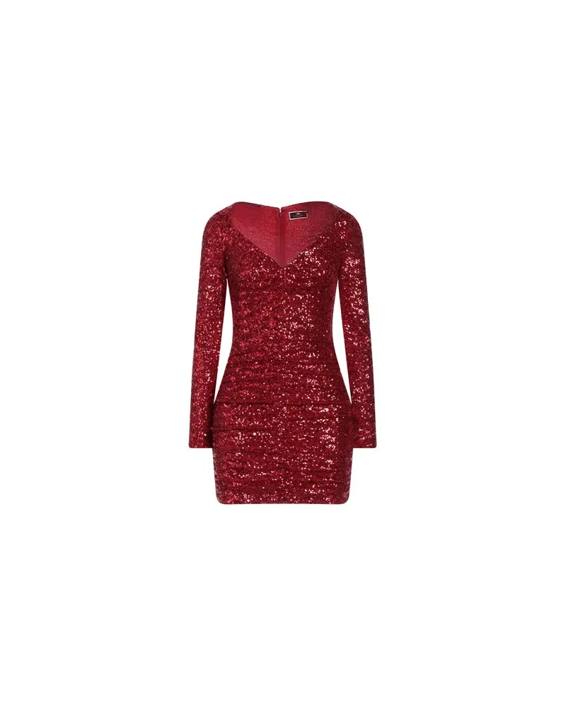 Elisabetta Franchi KLEIDER - Mini-Kleiderauf YOOX.COM Rot