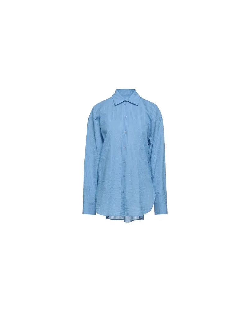 Simona Corsellini TOPS - Hemdenauf YOOX.COM Azurblau