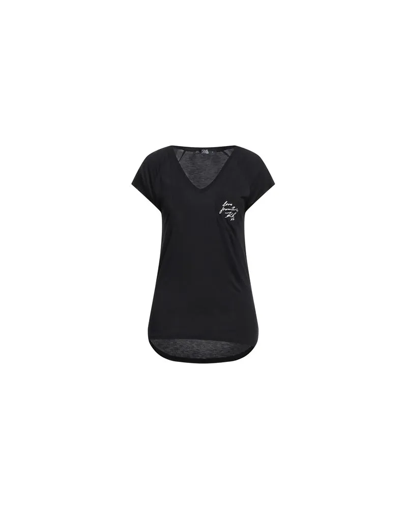 Karl Lagerfeld TOPS - T-shirtsauf YOOX.COM Schwarz