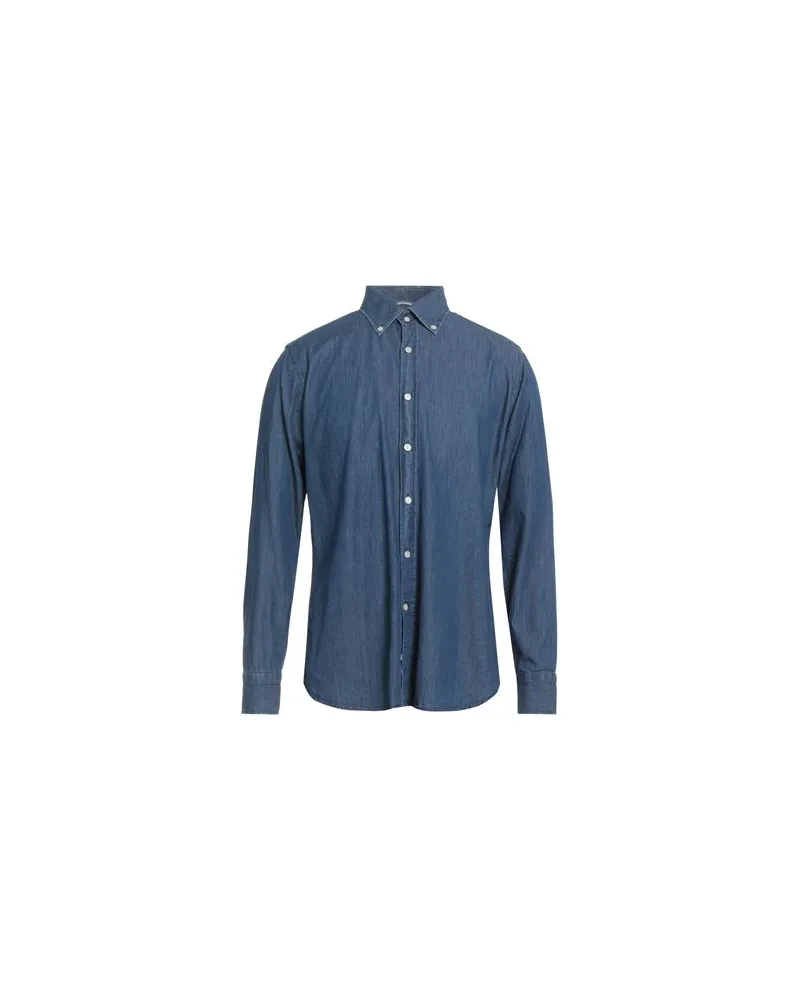 Tintoria Mattei TOPS - Jeanshemdenauf YOOX.COM Blau