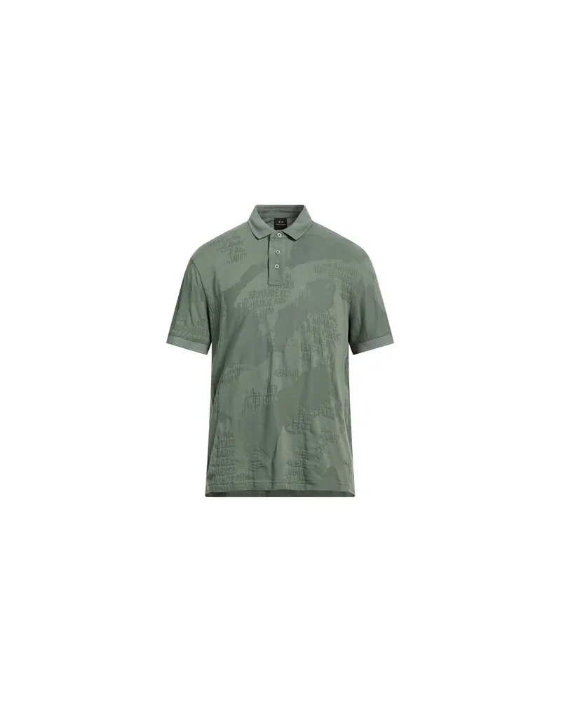 Armani Exchange TOPS - Poloshirtsauf YOOX.COM Militärgrün