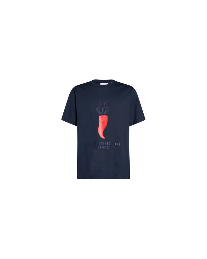 Cooperativa Pescatori Posillipo TOPS - T-shirtsauf YOOX.COM Marineblau