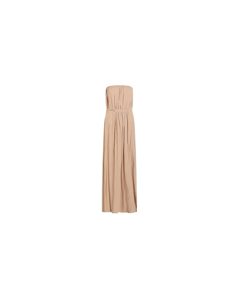 DOUUOD KLEIDER - Maxi-Kleiderauf YOOX.COM Sand