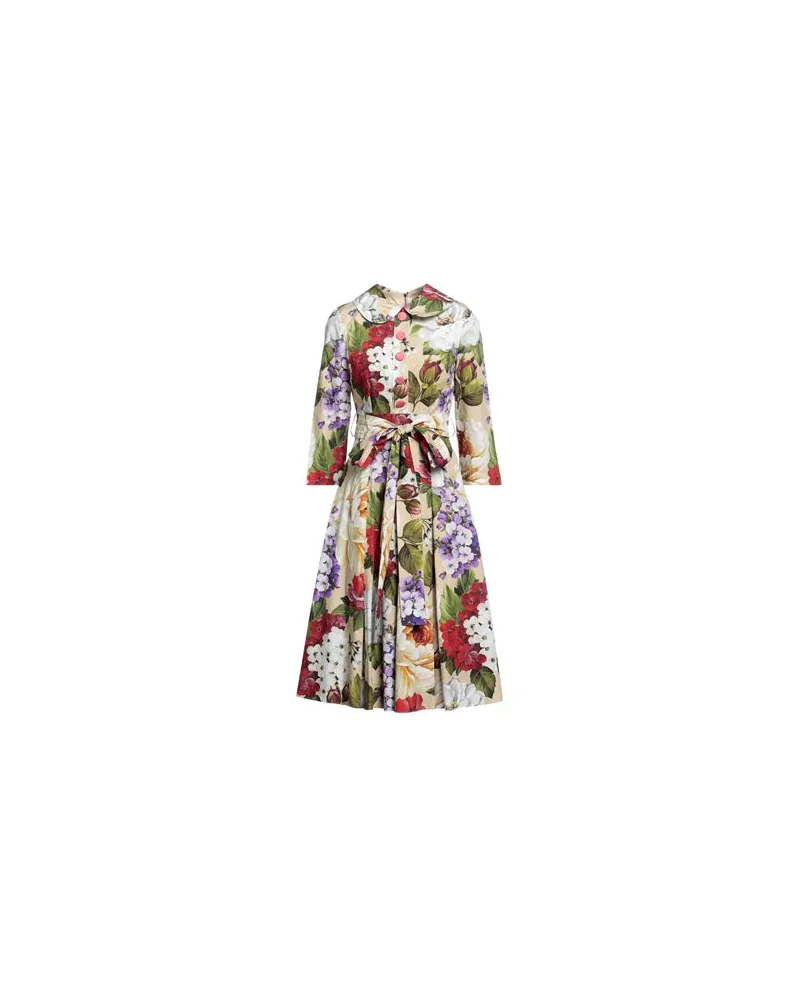 Dolce & Gabbana KLEIDER - Midi-Kleiderauf YOOX.COM Beige