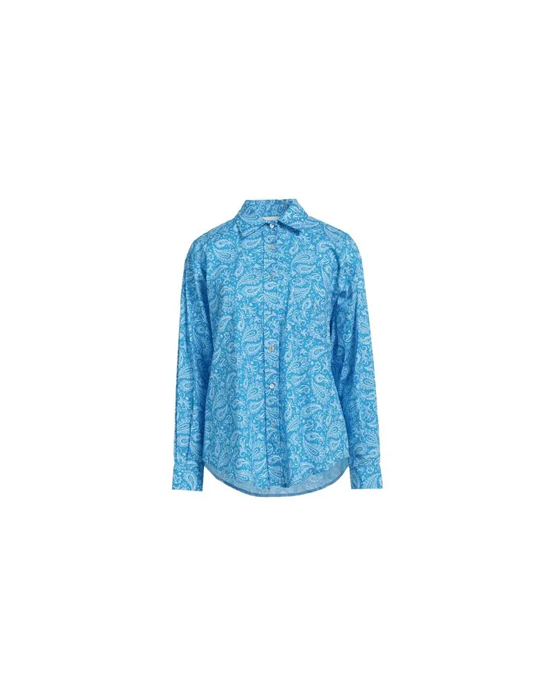 Another Label TOPS - Hemdenauf YOOX.COM Azurblau