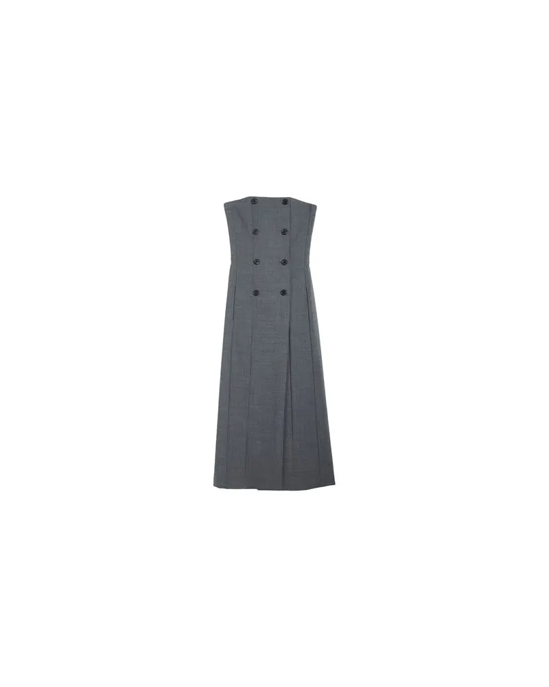 Department 5 KLEIDER - Midi-Kleiderauf YOOX.COM Grau