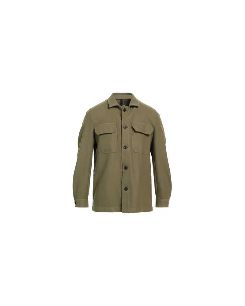 Luigi Bianchi Mantova TOPS - Hemdenauf YOOX.COM Militärgrün