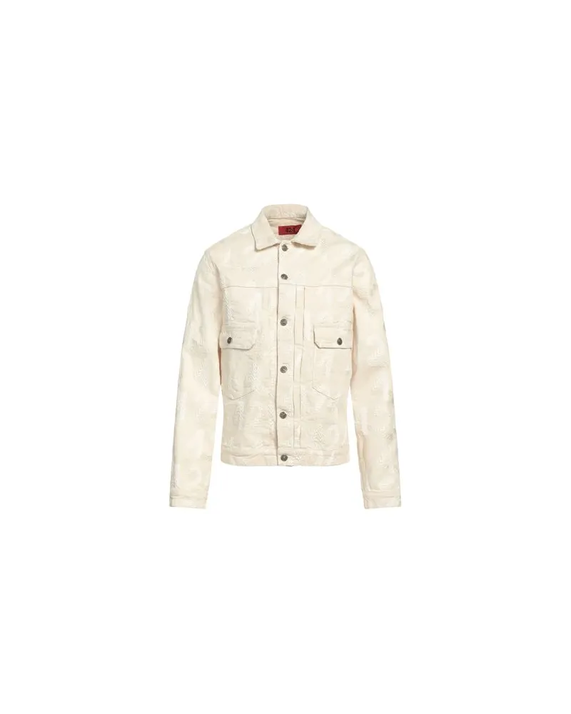FourTwoFour on Fairfax JACKEN & MÄNTEL - Jeansjacken/Mäntelauf YOOX.COM Elfenbein