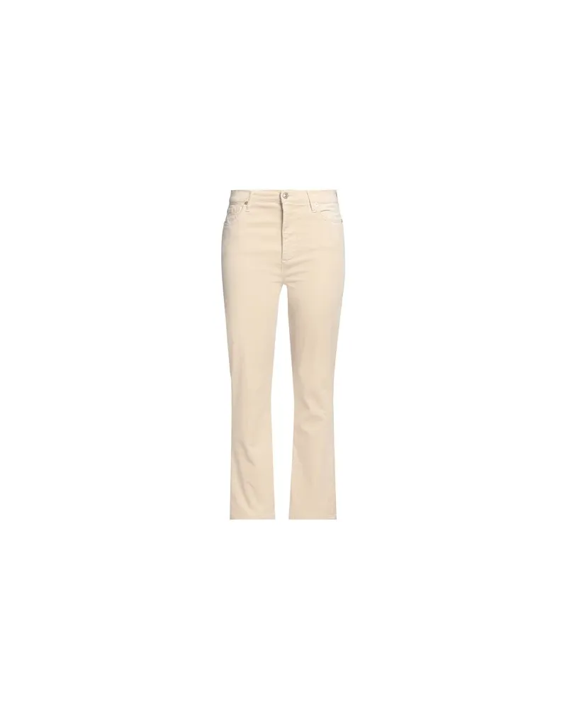 7 for all mankind HOSEN & RÖCKE - Hosenauf YOOX.COM Cremeweiß