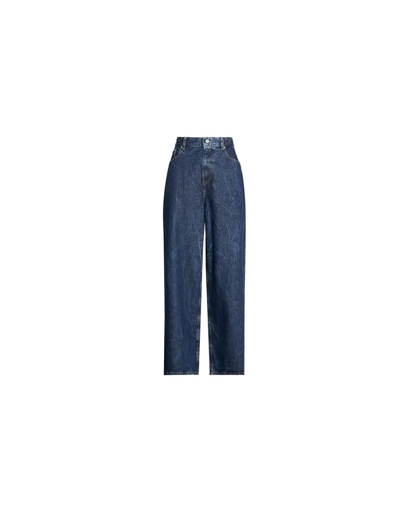 Ganni HOSEN & RÖCKE - Jeanshosenauf YOOX.COM Blau