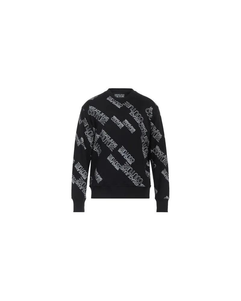 Versace Jeans TOPS - Sweatshirtsauf YOOX.COM Schwarz