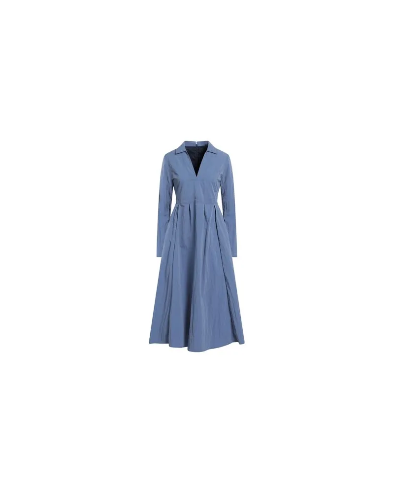 ADD KLEIDER - Midi-Kleiderauf YOOX.COM Taubenblau