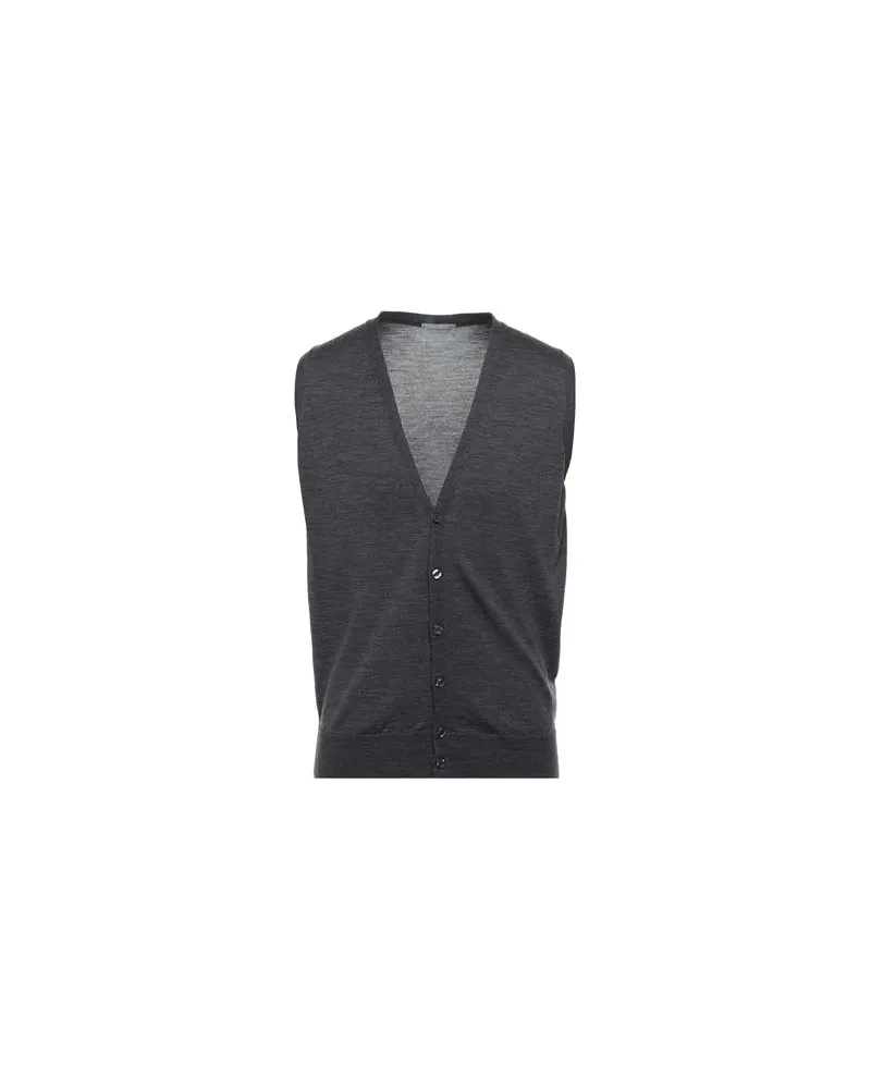 John Smedley STRICKWAREN - Strickjackenauf YOOX.COM Blei