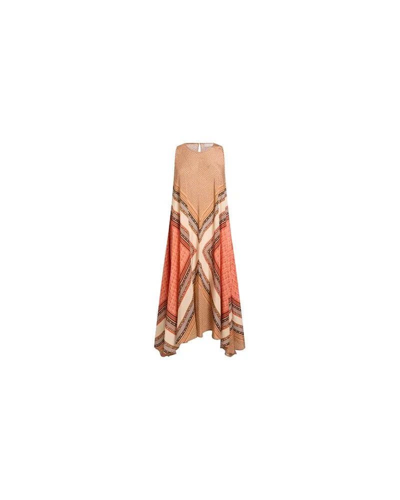 Antonelli Firenze KLEIDER - Midi-Kleiderauf YOOX.COM Pfirsich
