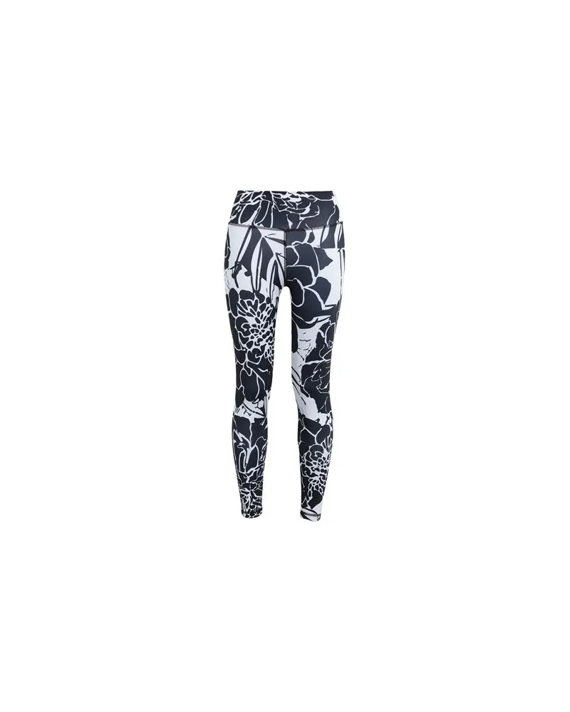 adidas Opt Flower 7/8T   - HOSEN & RÖCKE - Leggingsauf YOOX.COM Schwarz