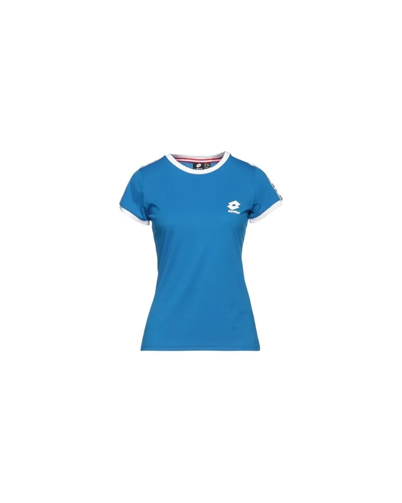 Lotto Leggenda TOPS - T-shirtsauf YOOX.COM Azurblau
