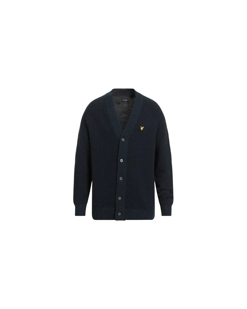 Lyle & Scott VINTAGE - STRICKWAREN - Strickjackenauf YOOX.COM Nachtblau