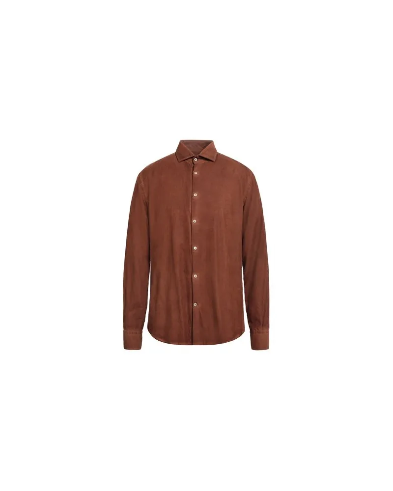 Brooksfield TOPS - Hemdenauf YOOX.COM Braun