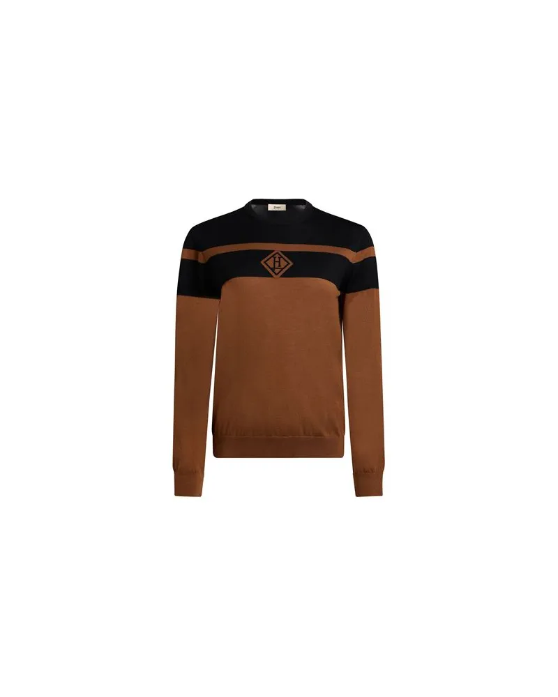 Herno STRICKWAREN - Pulloverauf YOOX.COM Braun