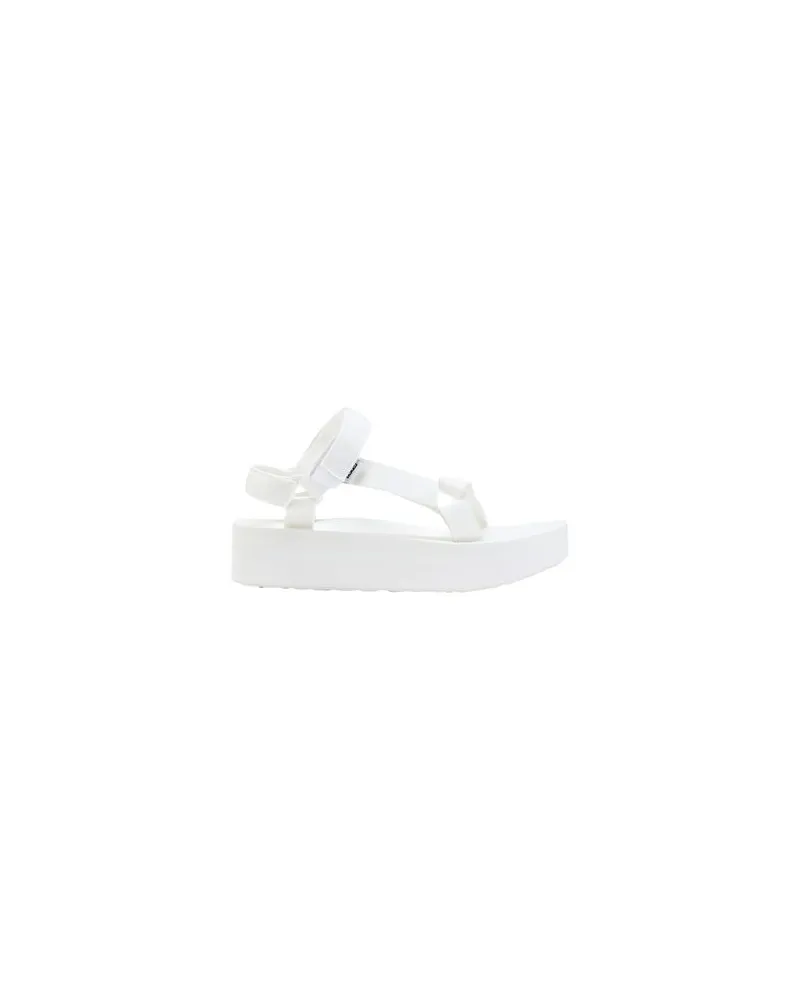 Teva FLATFORM UNIVERSAL W SANDALO - SCHUHE - Sandalenauf YOOX.COM Weiß