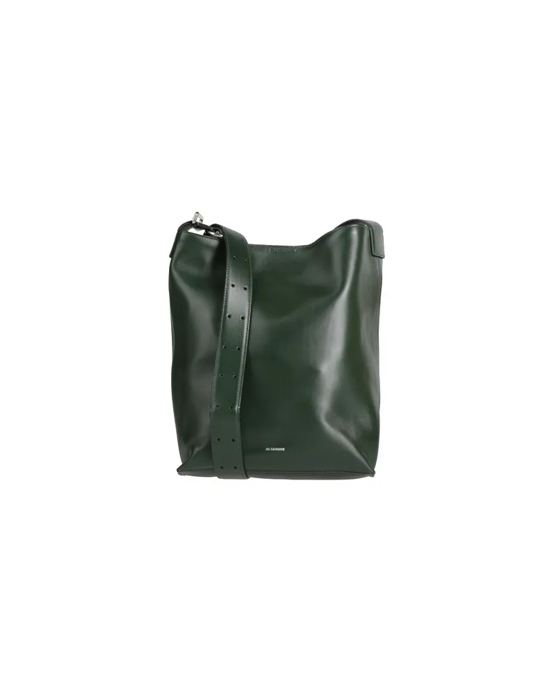 Jil Sander TASCHEN - Umhängetascheauf YOOX.COM Dunkelgrün