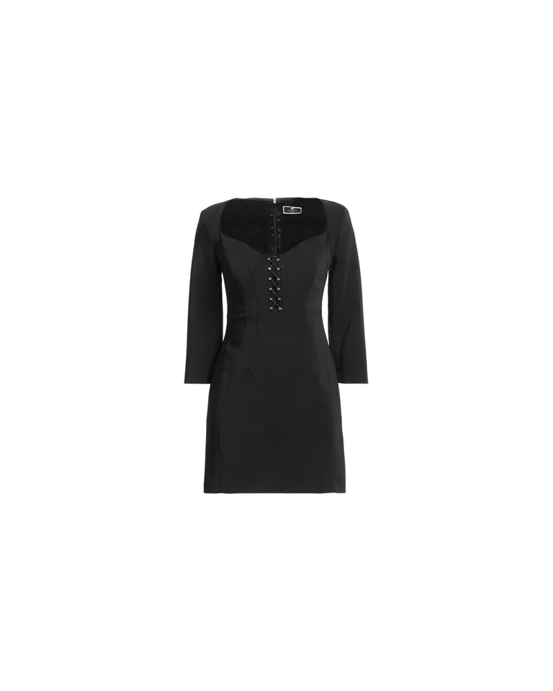 Elisabetta Franchi KLEIDER - Mini-Kleiderauf YOOX.COM Schwarz