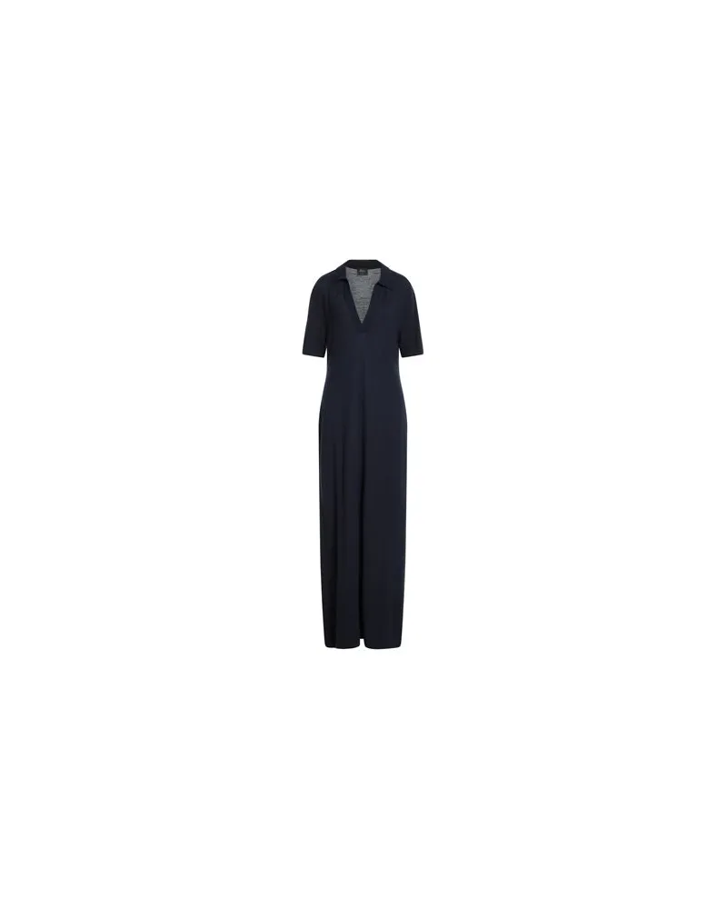 Brioni KLEIDER - Maxi-Kleiderauf YOOX.COM Nachtblau