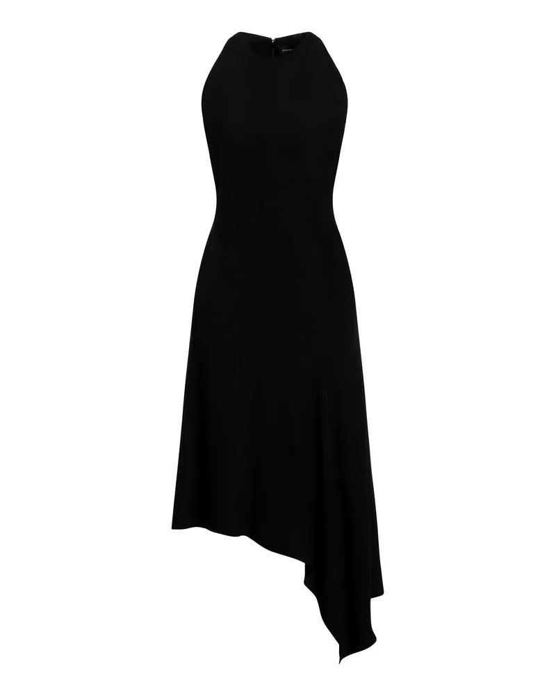 BCBGMAXAZRIA Midi-Kleid Schwarz