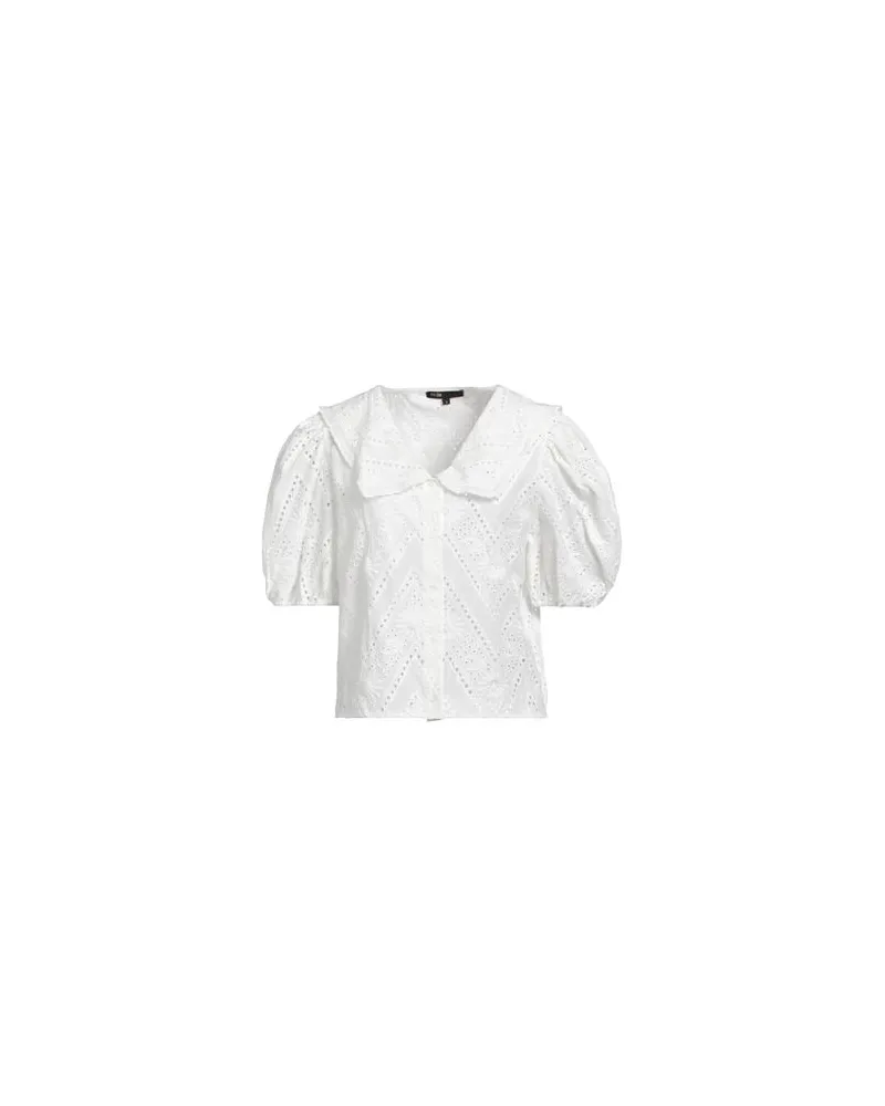 Maje TOPS - Hemdenauf YOOX.COM Weiß