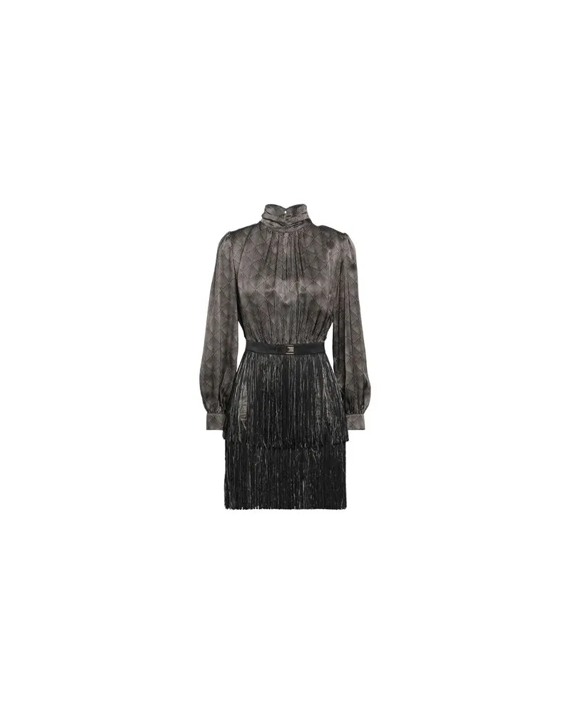 Elisabetta Franchi KLEIDER - Mini-Kleiderauf YOOX.COM Schwarz