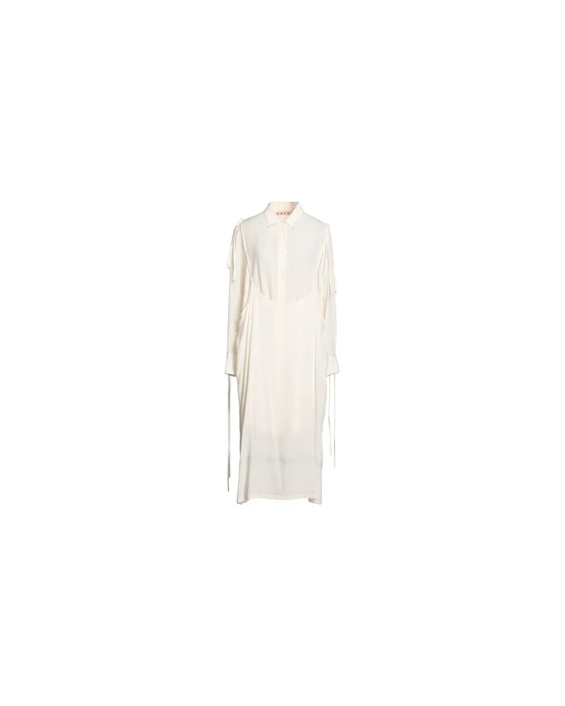 Marni KLEIDER - Midi-Kleiderauf YOOX.COM Elfenbein
